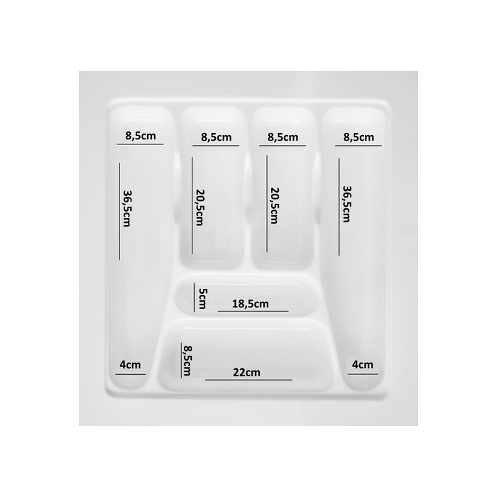 Organizador de Talher 46x47 OG-30 Branco para cozinha