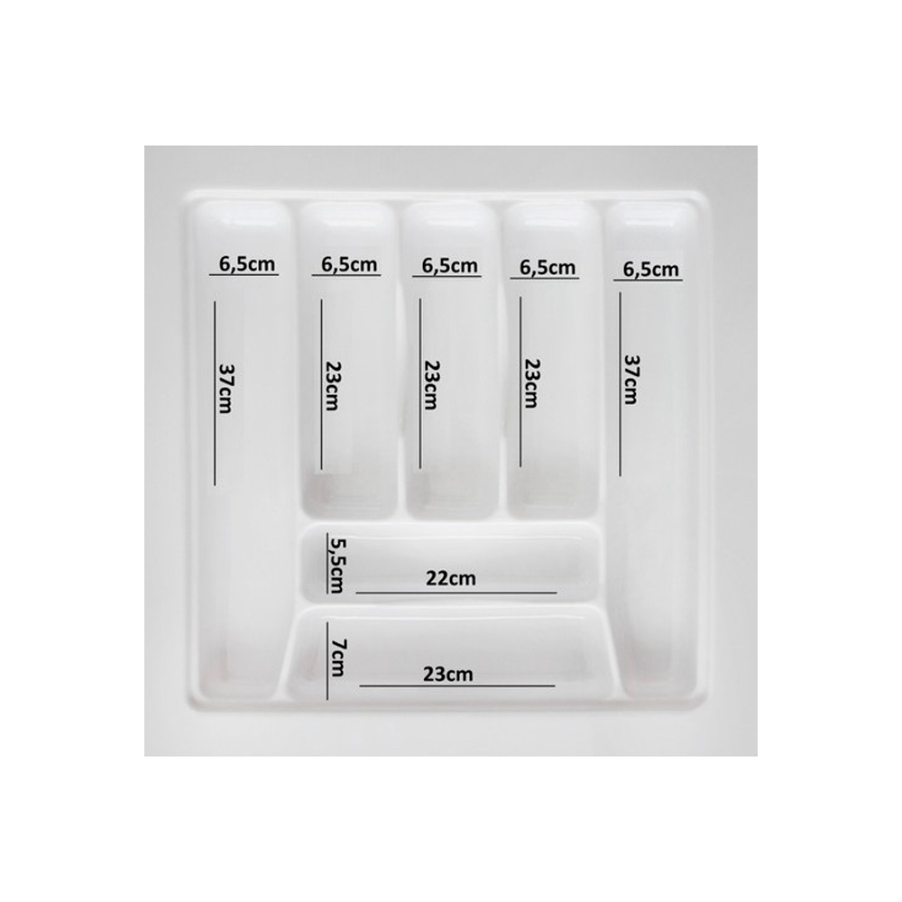 Organizador de Talher 47x48 OG-98 Branco para cozinha