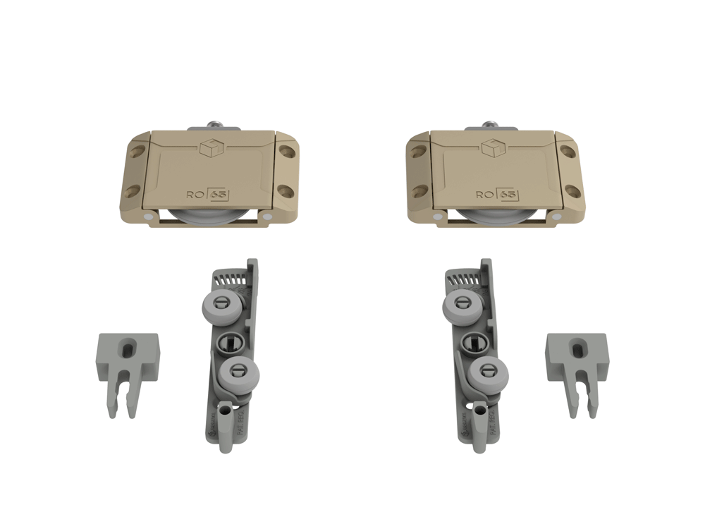 Kit Roldanas Porta Correr Ro 654032 Prime Edição Especial - Rometal