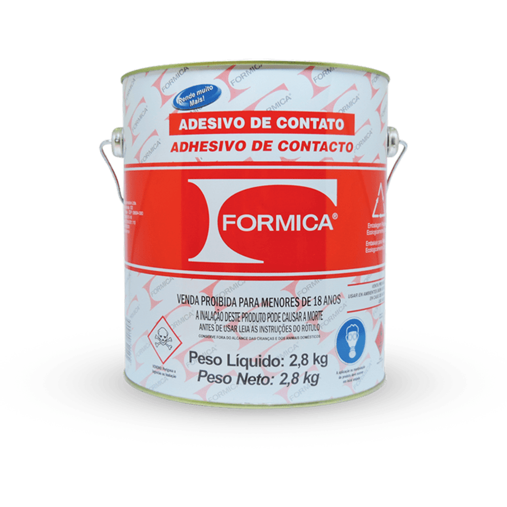 Cola Contato Adesiva 2,8Kg - Fórmica