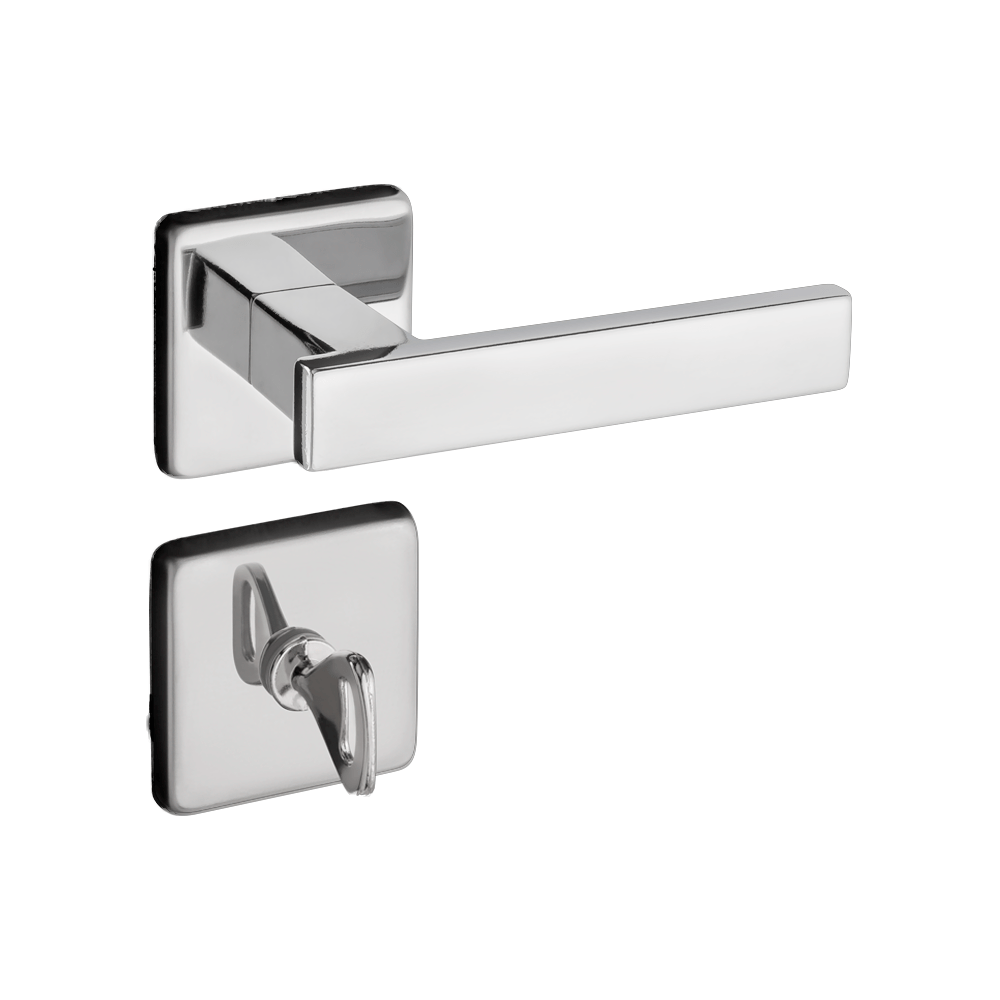 Fechadura P/ Banheiro Concept 408b Cromado - Interna
