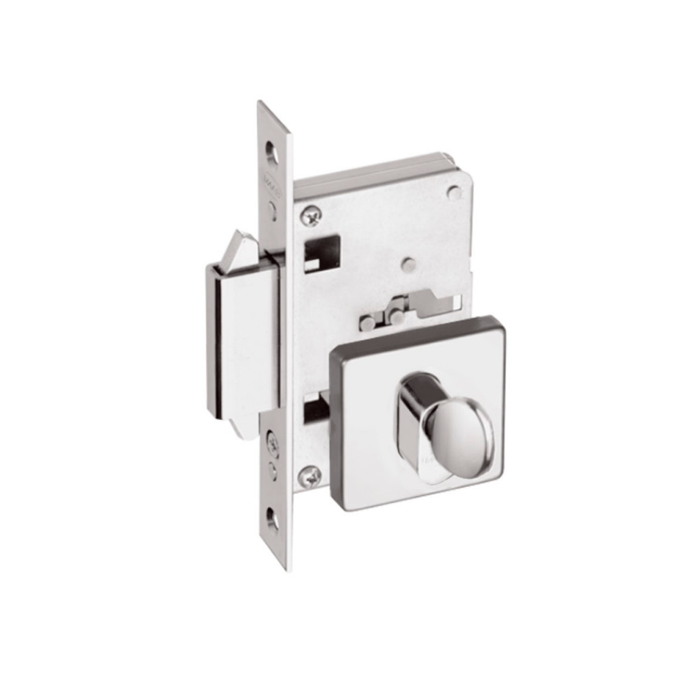 Fechadura Porta De Correr 2441 Inox Polido - Banheiro