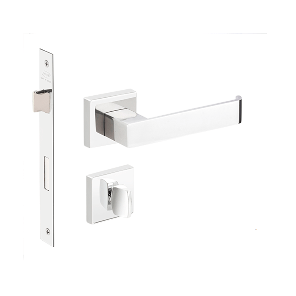 Fechadura Ayla WC Banheiro Inox Polido - Banheiro