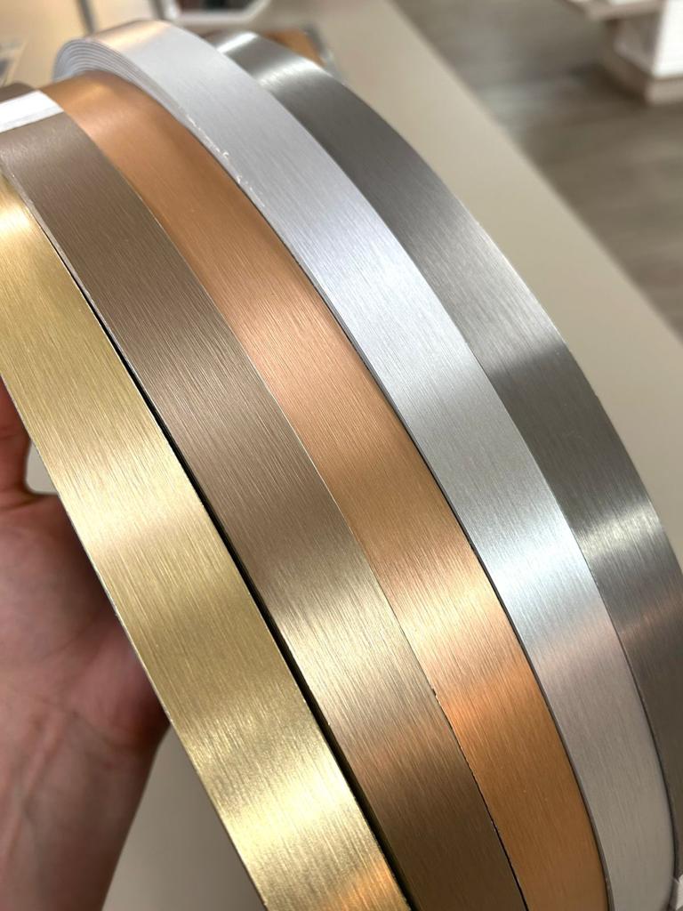 Fita Abs Metalizado/Prata 23mm x 50m (Rolo)