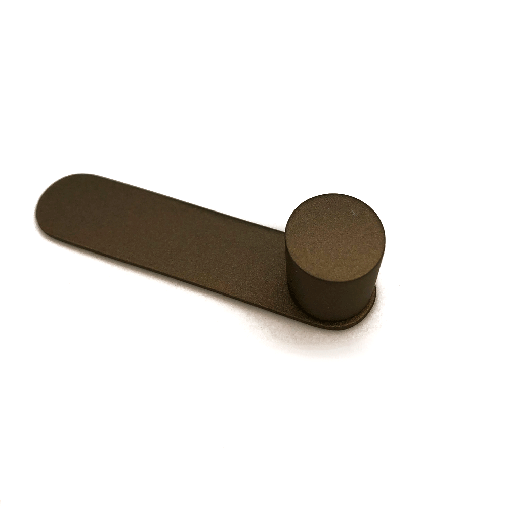 Puxador Radio C/ Base P Bronze - Zen Design