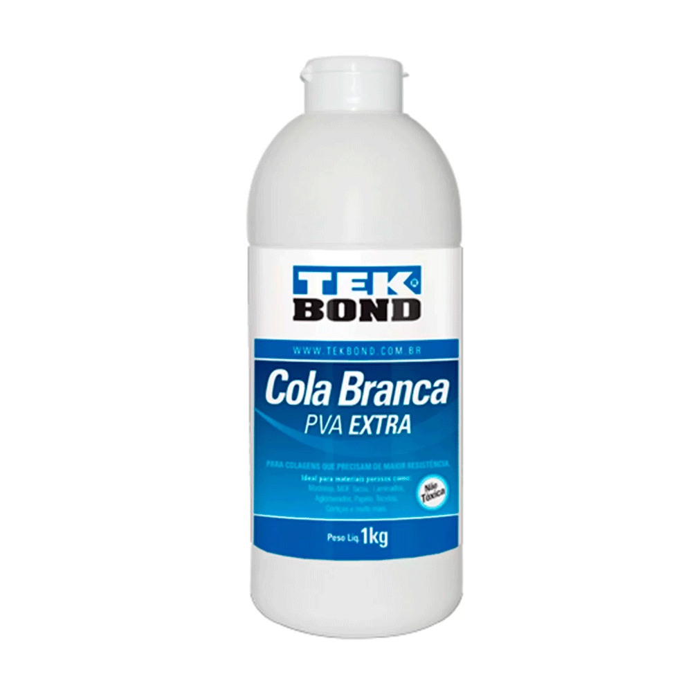 Cola Branca Pva Extra 1kg Multiuso Liquida - TekBond