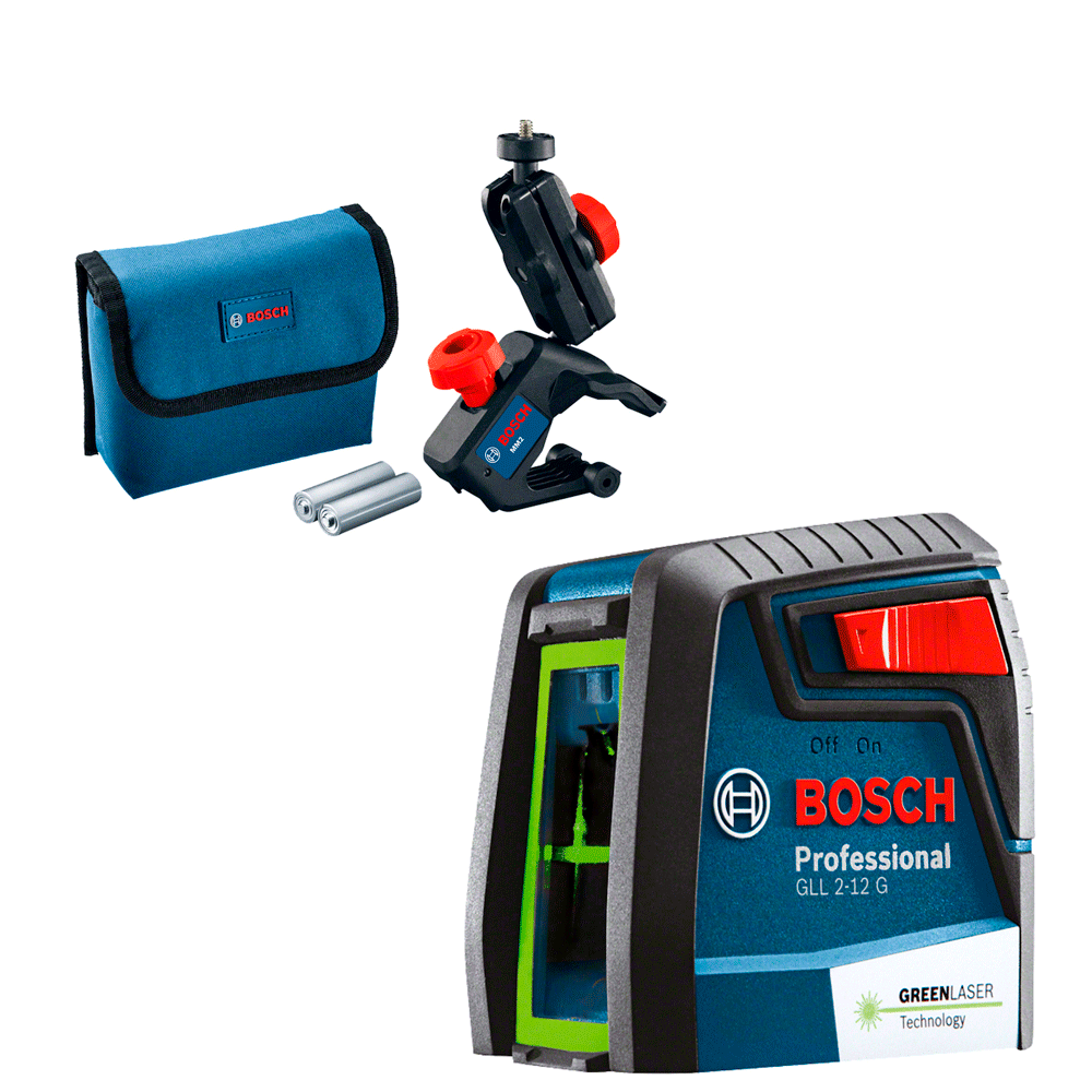 Nível À Laser Para Medição C/ 2 Linhas Gll 2-12g Bosch