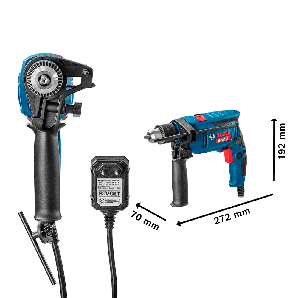 Furadeira Impacto GSB 13 RE 750W Bivolt