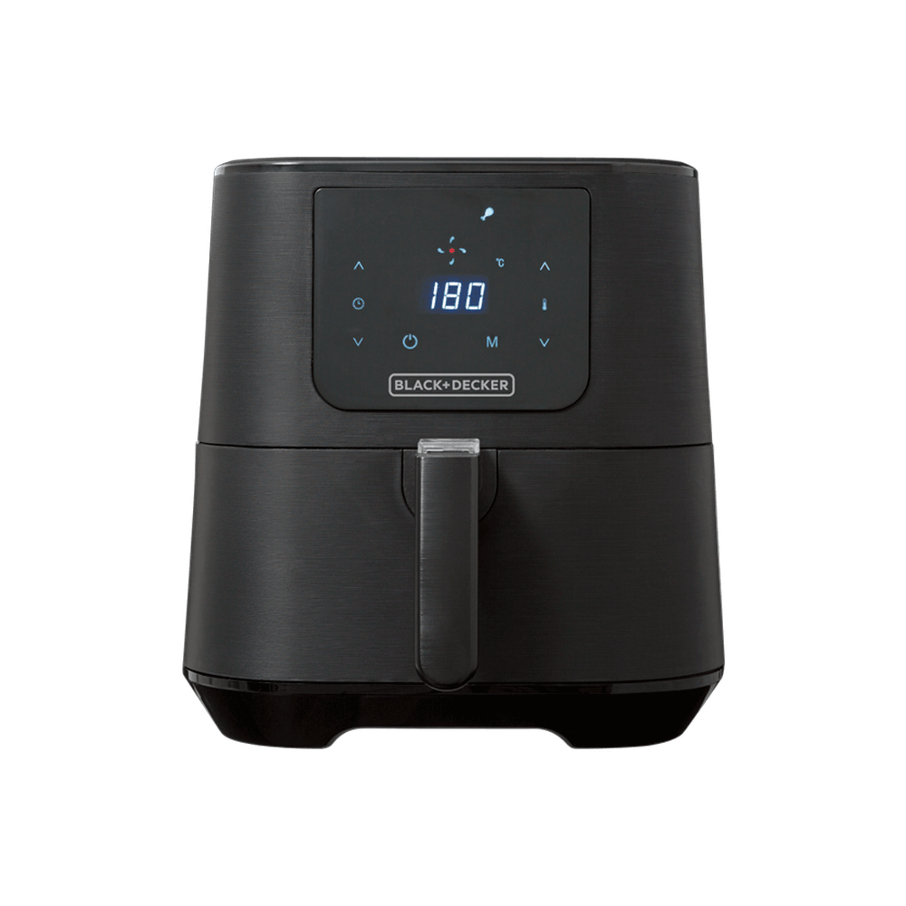 Fritadeira Elétrica Preta Sem Óleo Air Fryer 7L 127V Painel Digital - Black Decker