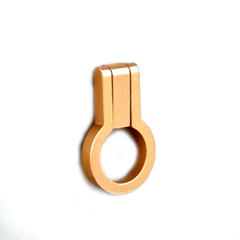 Kit 4 Puxador Antique Dourado Zen Design