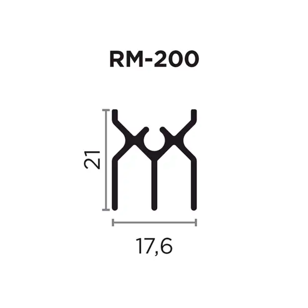 Trilho Inferior RM-200 - Rometal