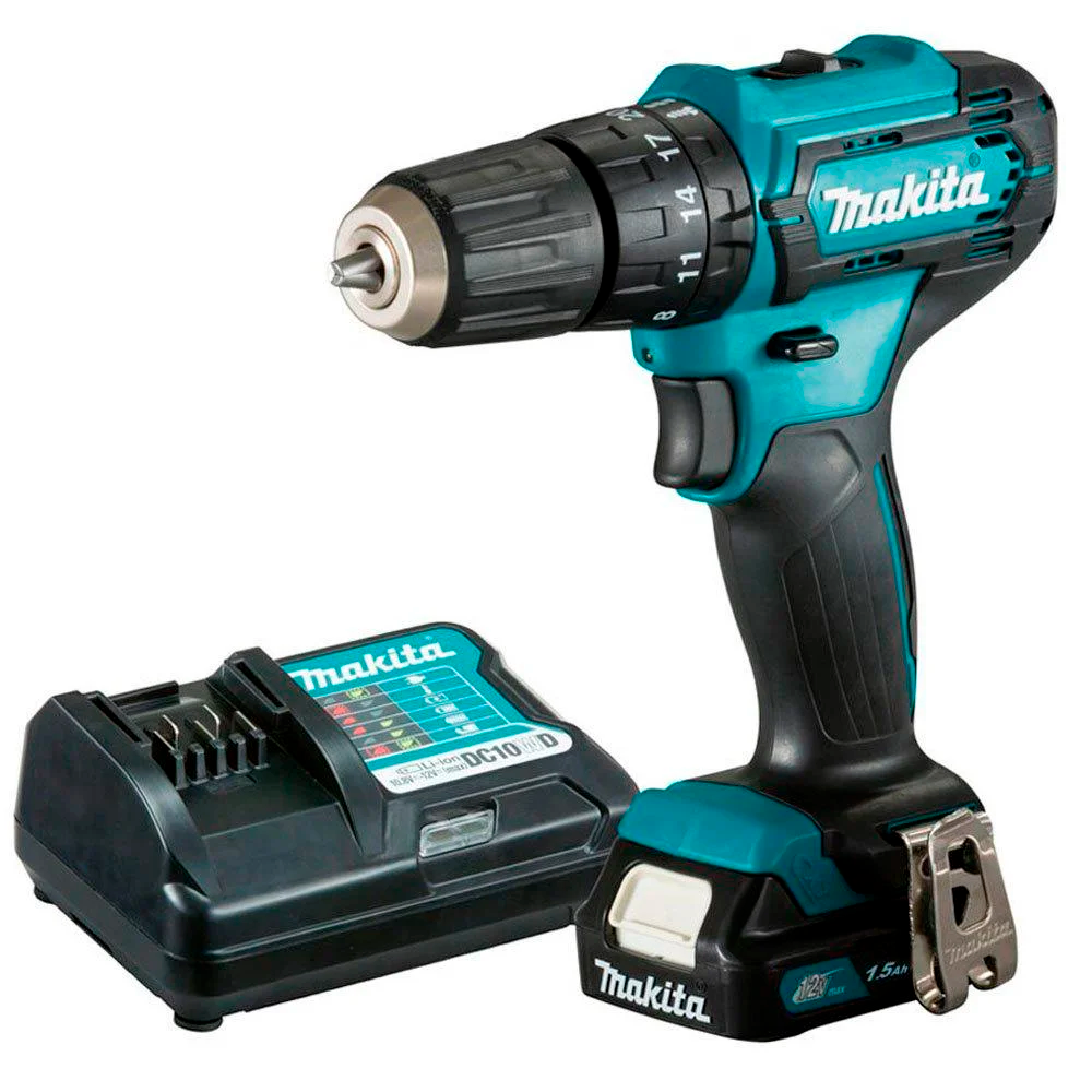 Parafusadeira/Furadeira de Impacto a Bateria HP333DWYX3 12V Li-Ion e Carregador Bivolt - MAKITA