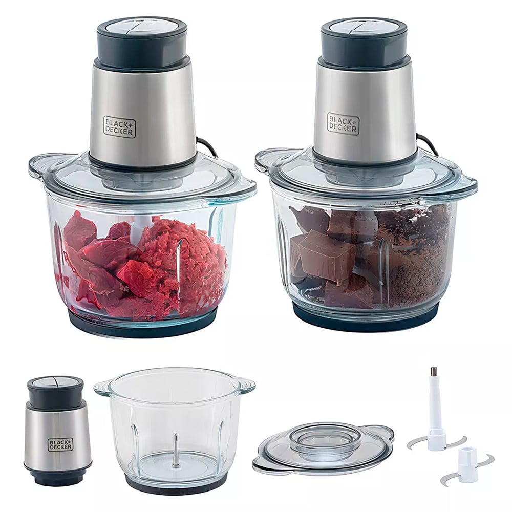 Processador de Alimentos em Inox Modelo MP300G - Black Decker