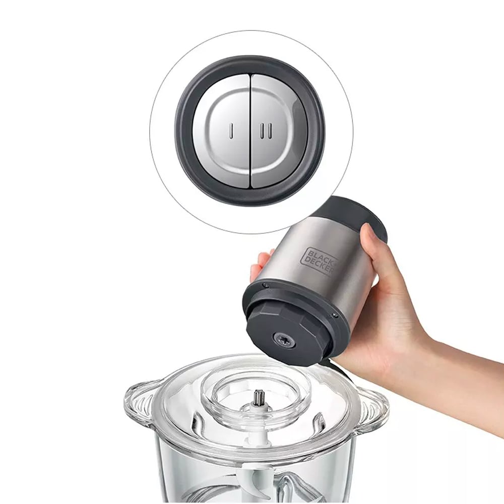 Processador de Alimentos em Inox Modelo MP300G - Black Decker
