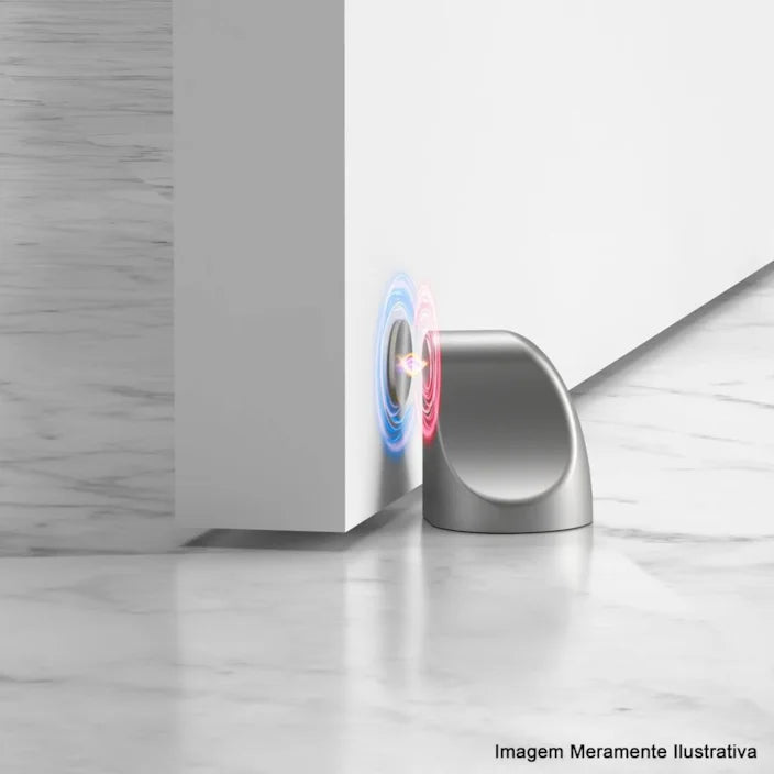 Trava Porta Magnetico Prata - Comfort Door