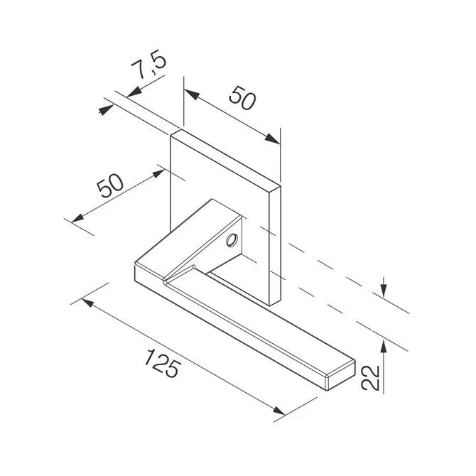 Fechadura Chopin 279/90b Pado - Interna