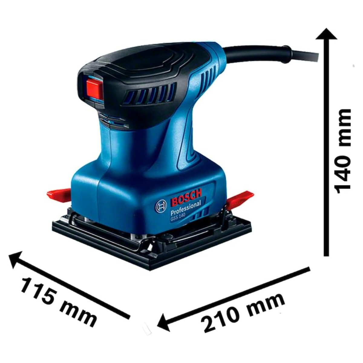 Lixadeira Orbital GSS 140 220W 127V