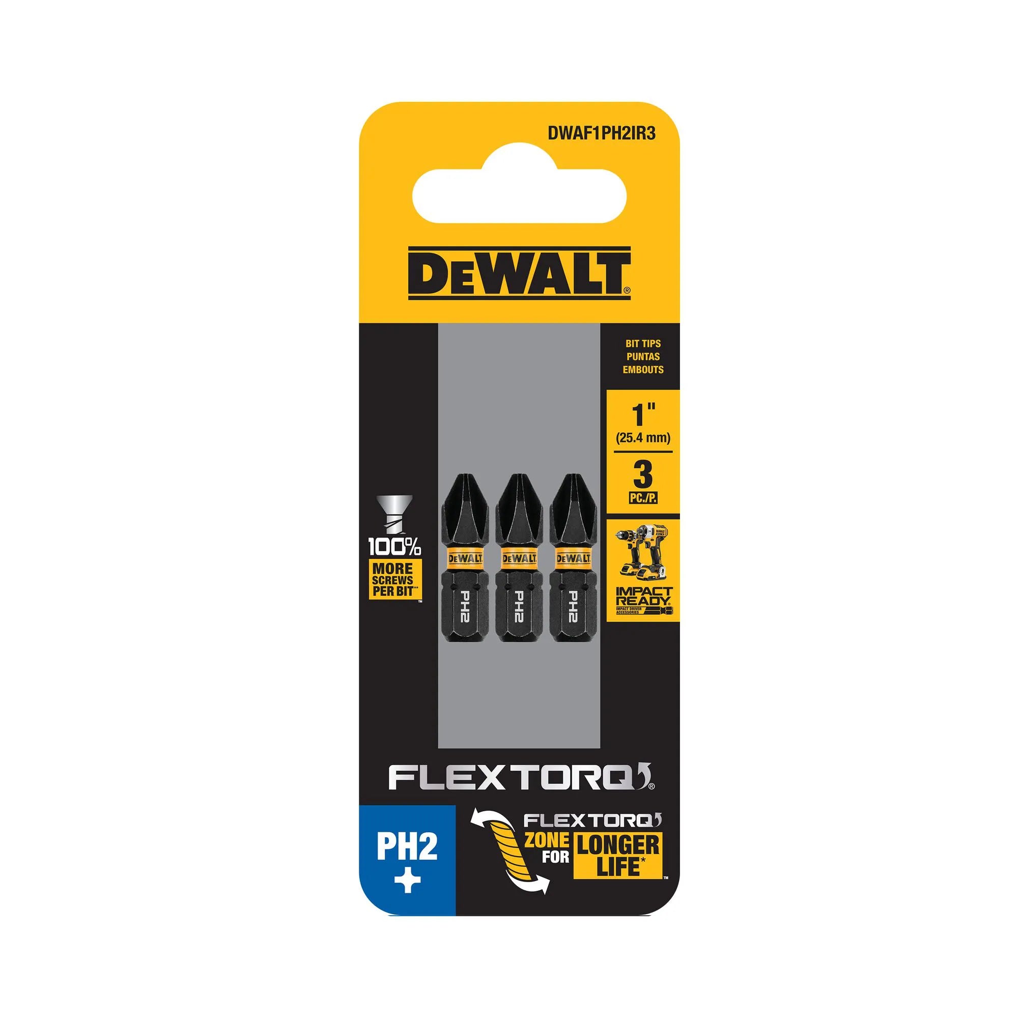 Ponta Ph2 Flextorq 1 - 3 Pc - Dwaf1ph2ir3