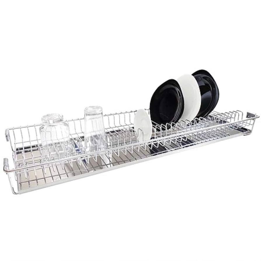 Escorredor De Pratos Embutir Fixo 57cm Aço Inox Jomer 3070