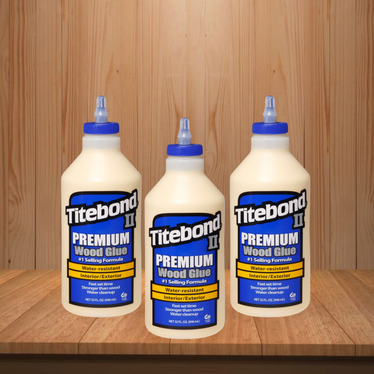 Cola PVA Titebond II Premium Para Madeira 946ML