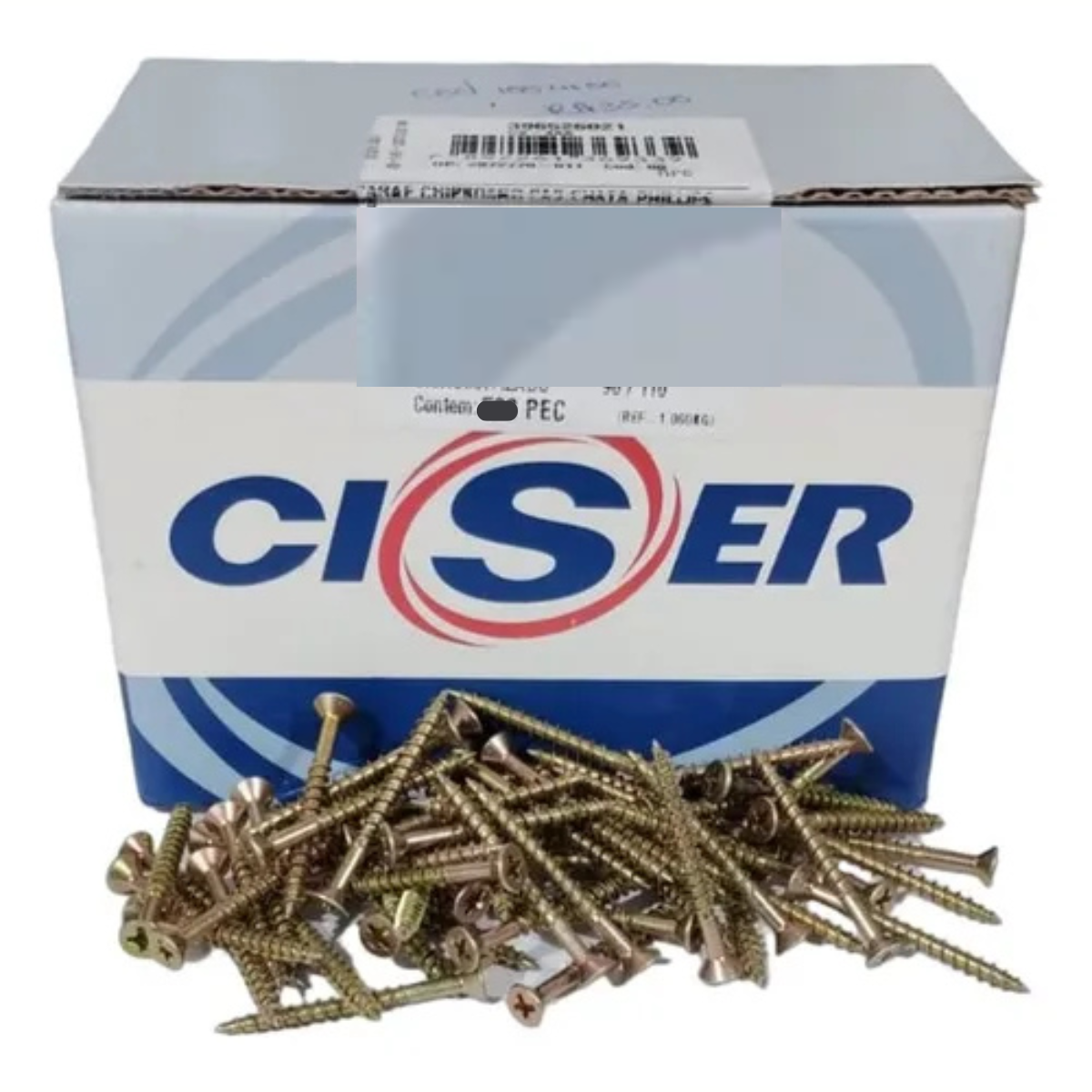 Parafuso Mdf 4,0X25 Phillips Caixa Com 1000UN - Ciser