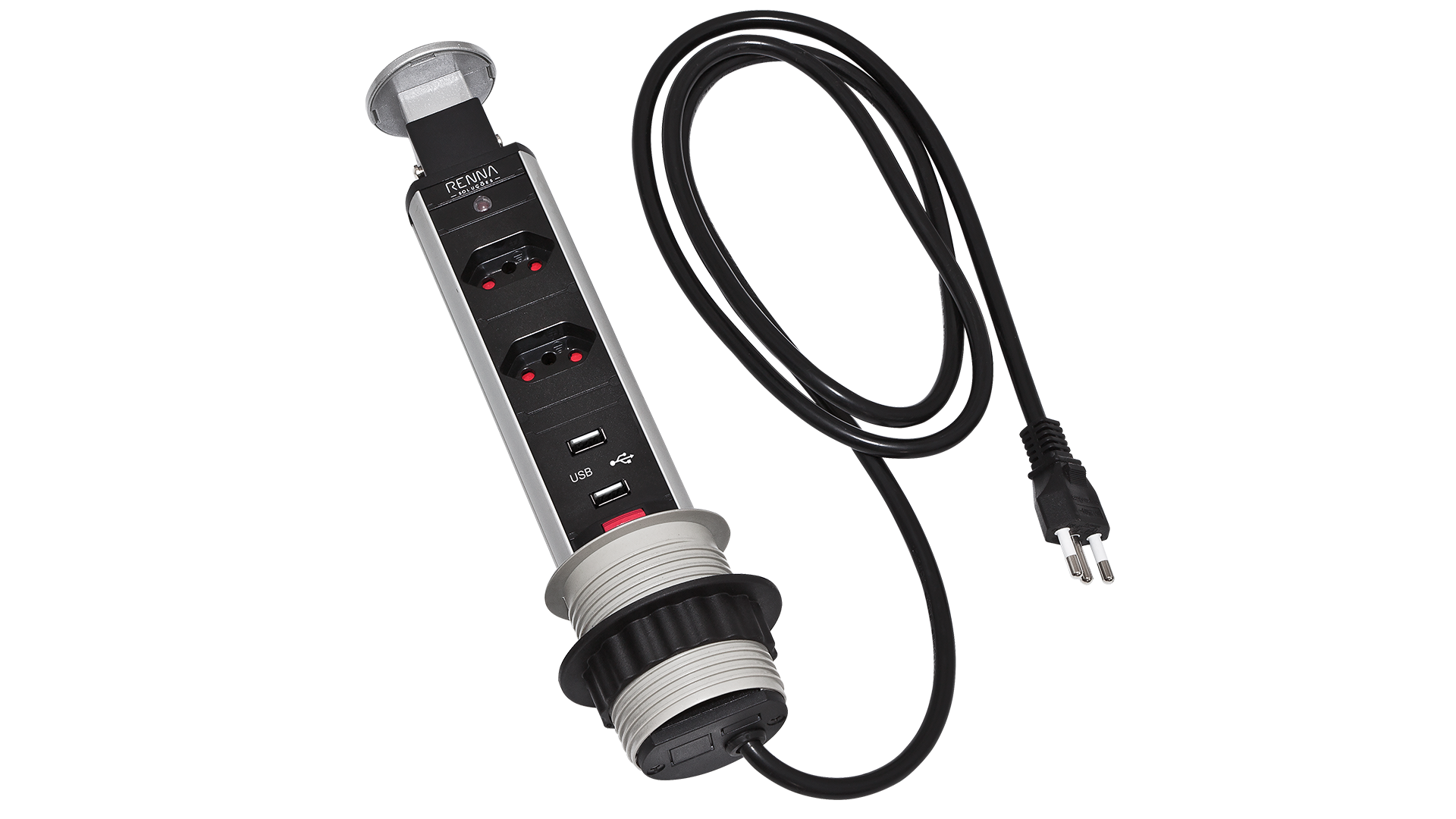 Torre Tomada Branca c/2 Tomadas USB