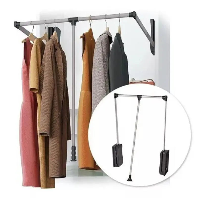 Cabideiro Extensível Basculante Para Guarda Roupa de 830 a 1150mm