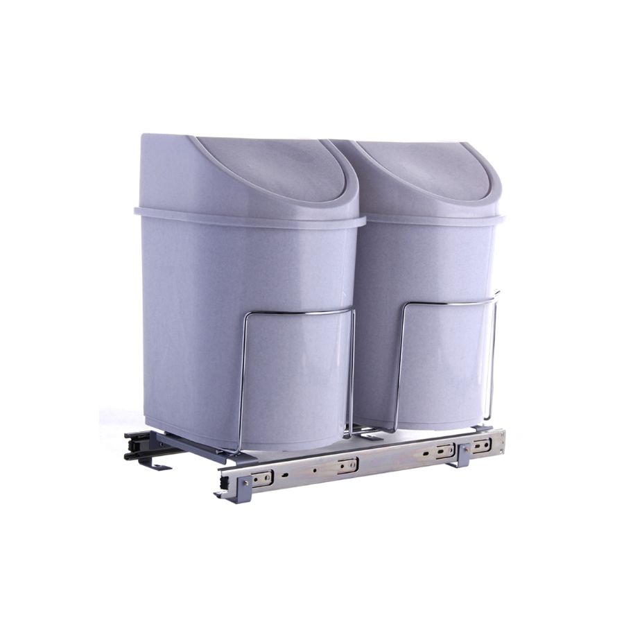 Lixeira 24L C/Trilho 8718 250X420X505