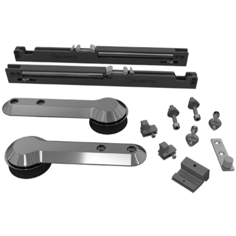 Sistema Evo P/ Portas De Passagem Titânio 2m Rometal