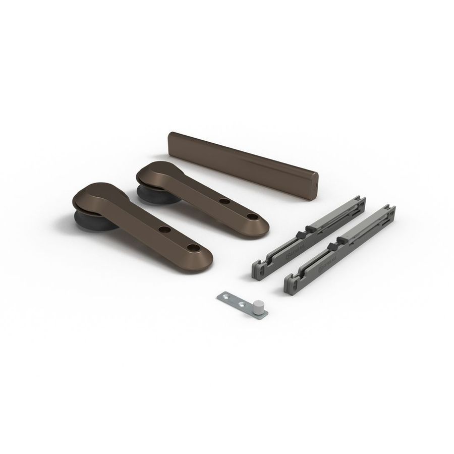 Sistema Evo P/ Portas De Passagem Champagne 1001 2m Rometal