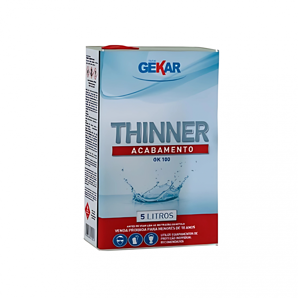 Thinner Acabamento 5L - Gekar