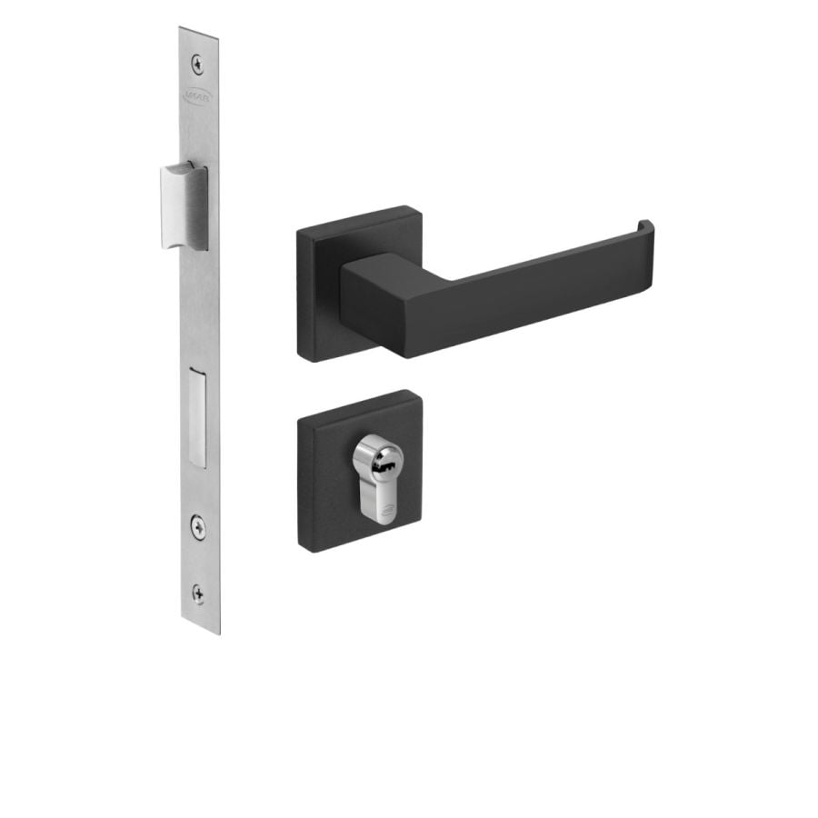 Fechadura Ayla PP Preto Imab Zmk - Externa