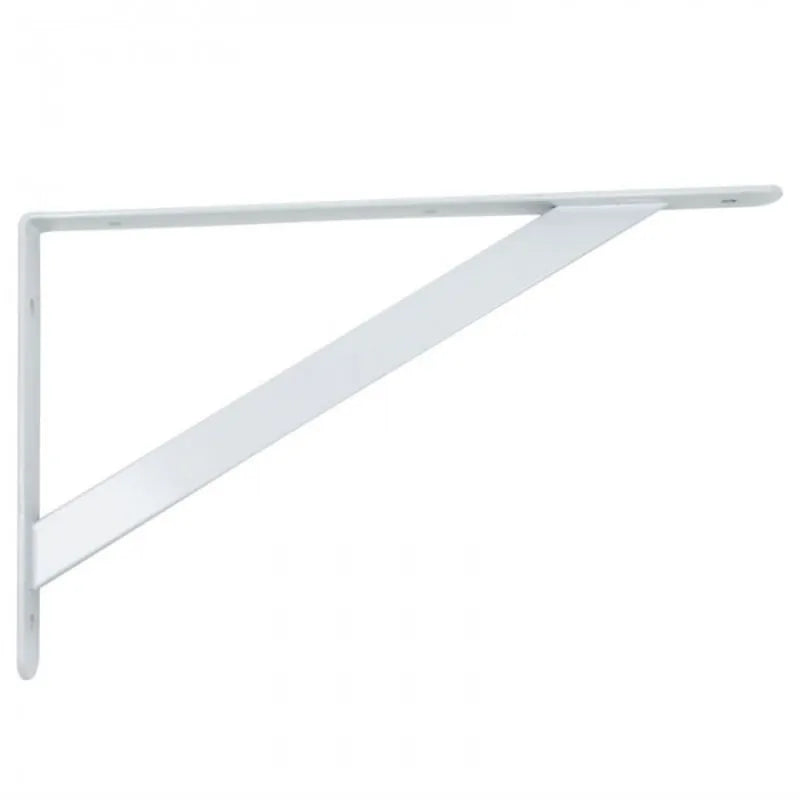 Mão Francesa Reforçada 30cm Aço Branco
