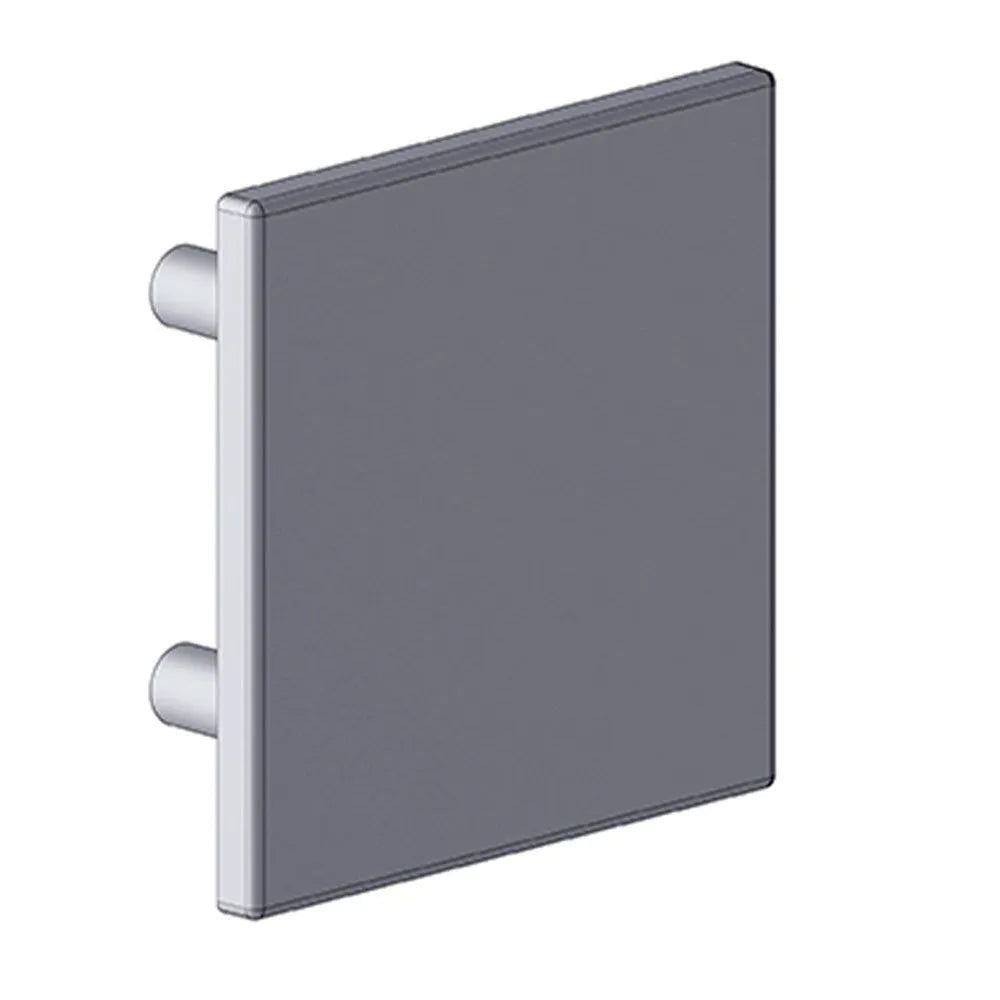 Ponteira 50 de Perfil Acab Thin 01 Anodizado - Alternativa