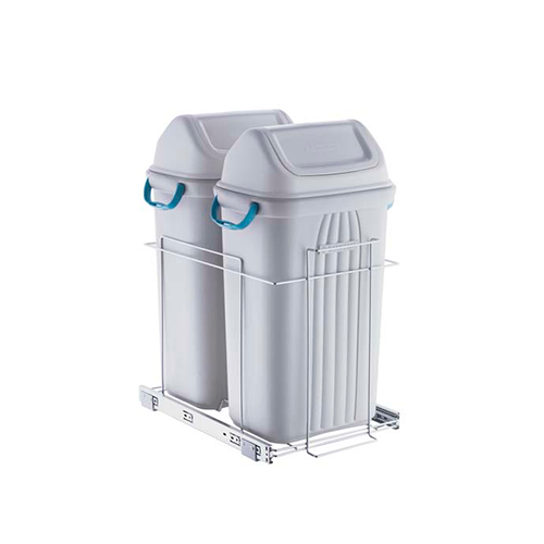 Lixeira Dupla Slim 30 Litros 600X370X500
