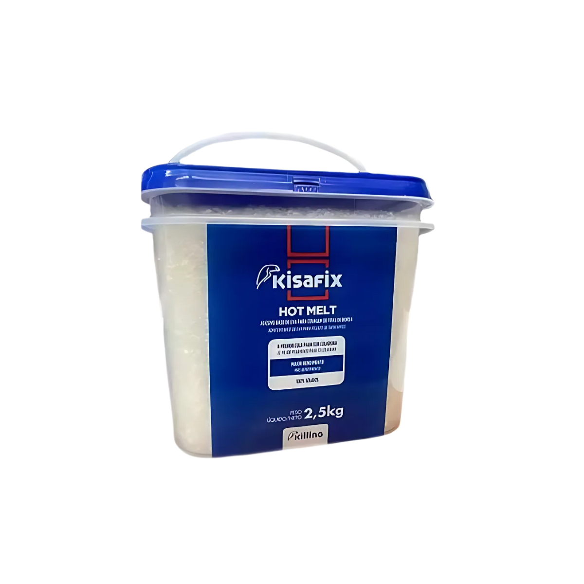 Cola Em Grãos Branca 2,5kg - Kisafix