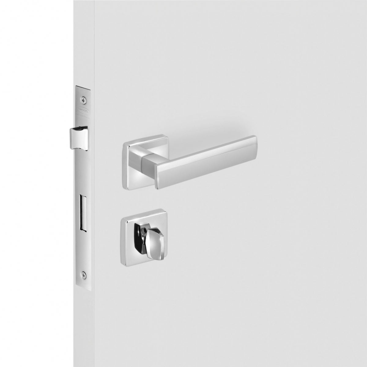 Fechadura Metro Light Cromado - Banheiro