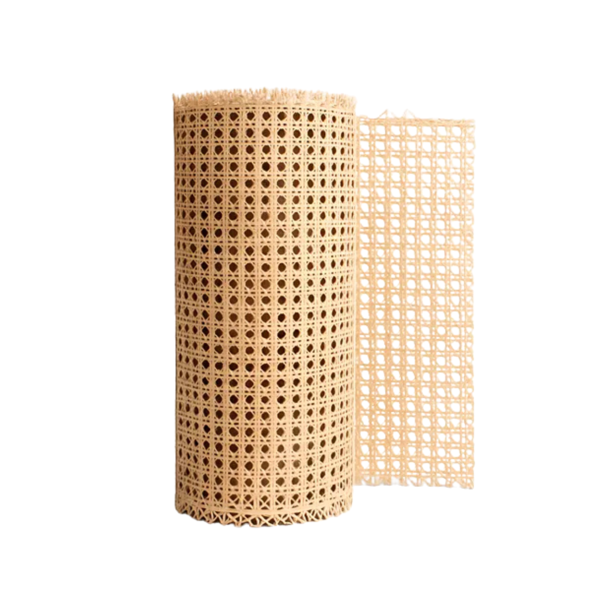 Palha Indiana Rattan Sextavada Tela Natural 1Mt X 50Cm - Componentes
