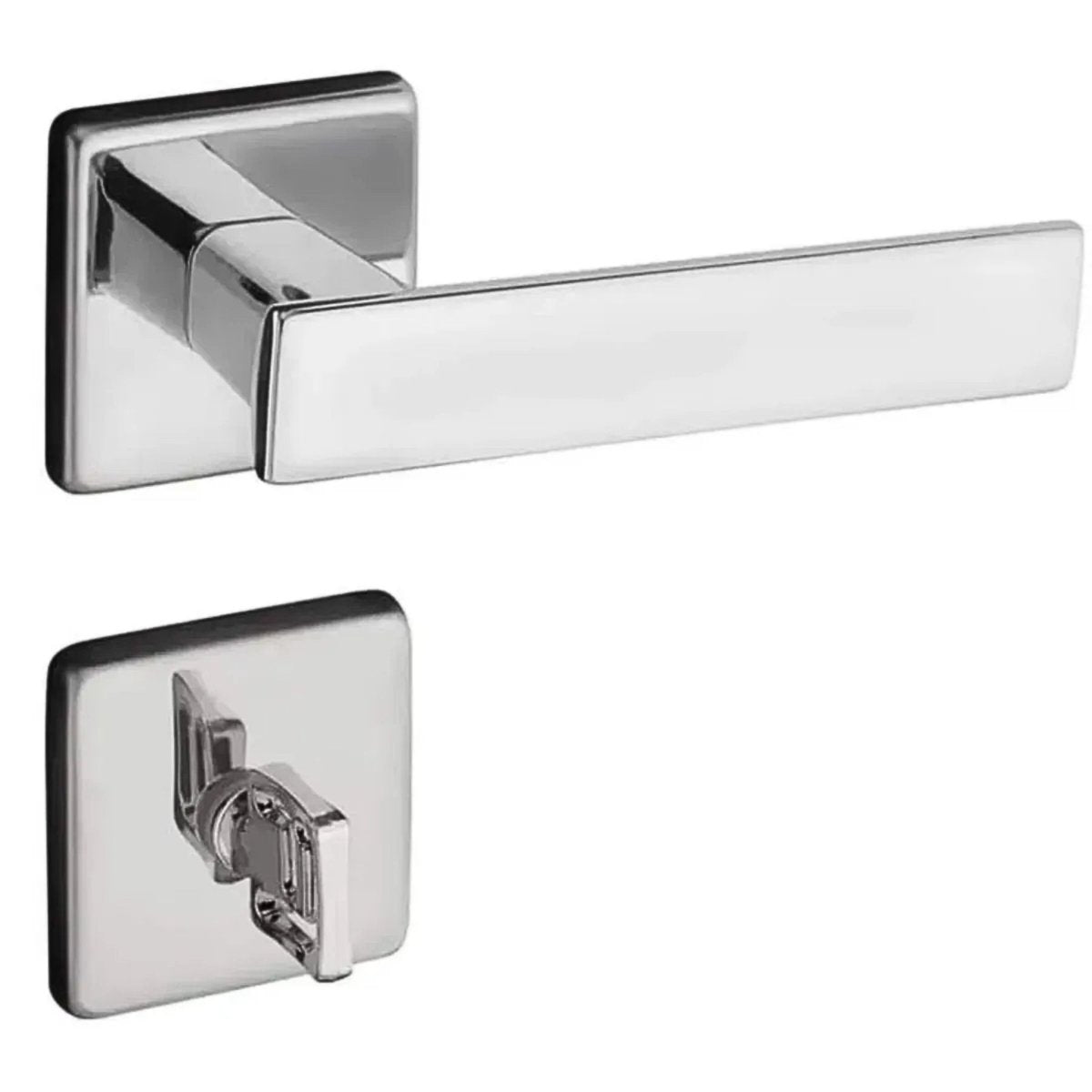 Fechadura Quadra ROS 701/80B Cromado - Banheiro