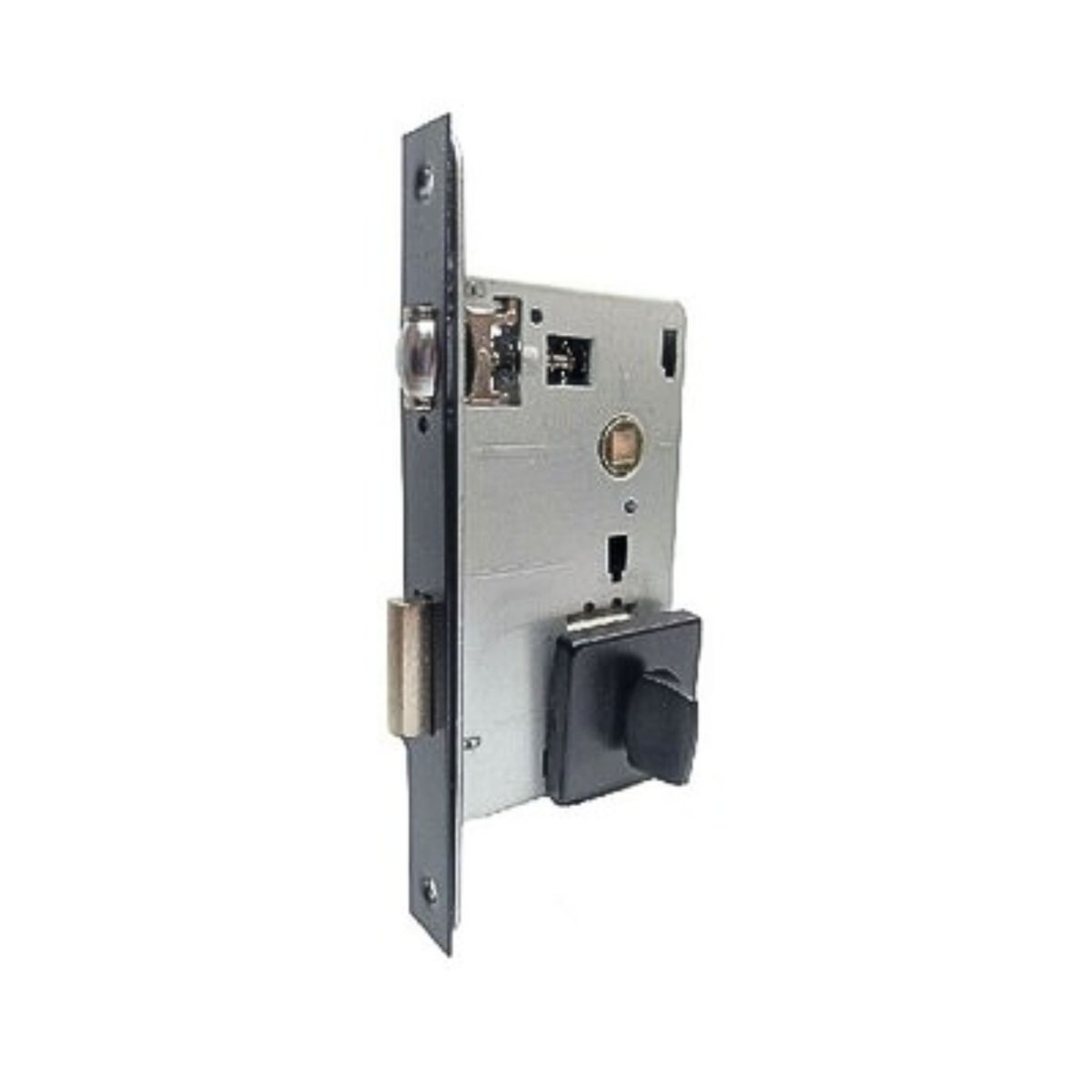Fechadura Rolete  1710 Inox Preta - Externa