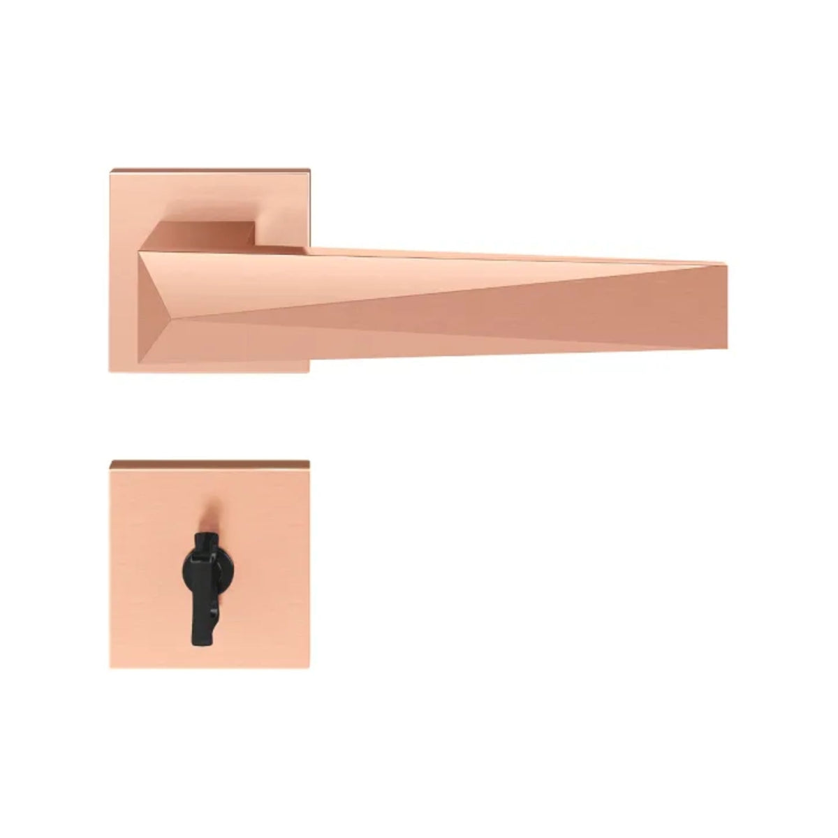 Fechadura ZM Ascot 001/55pb Rose WX - Banheiro/Interna