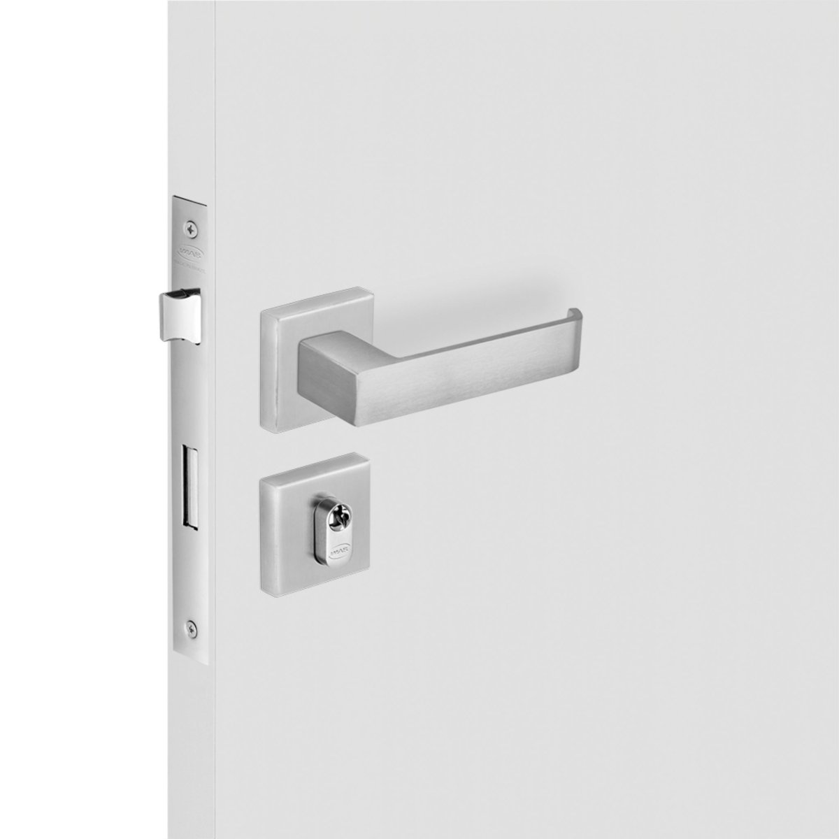 Fechadura Externa Ayla Inox Escovado Imab