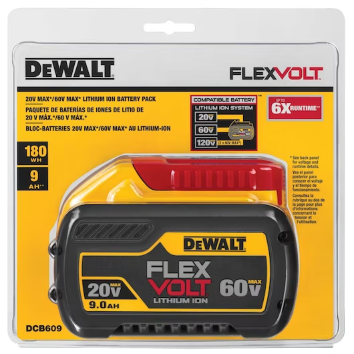 Bateria Flexvolt LI-ION DCB609-B3 - Dewalt