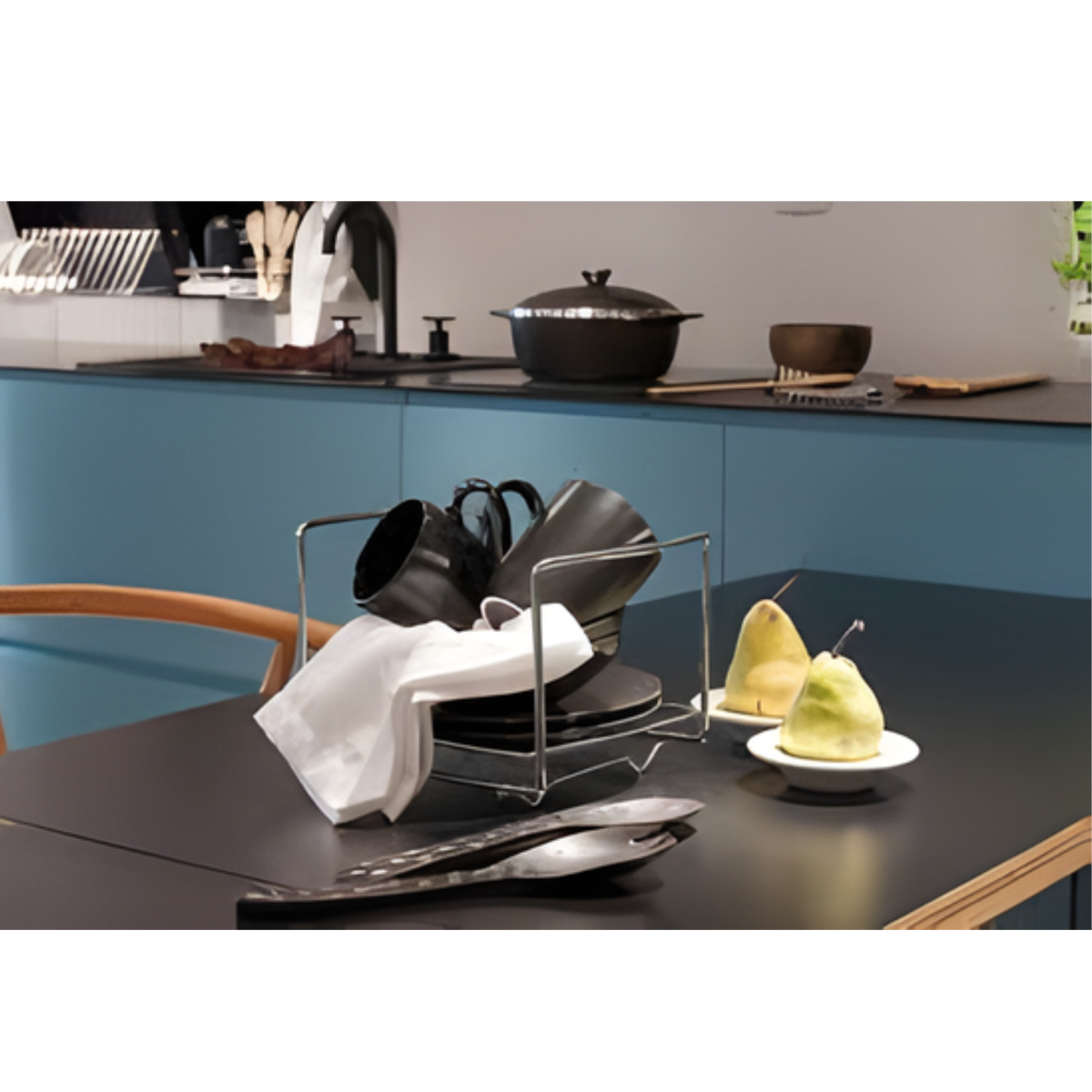 Suporte para Pratos 260x175x200mm Cromado - Masutti