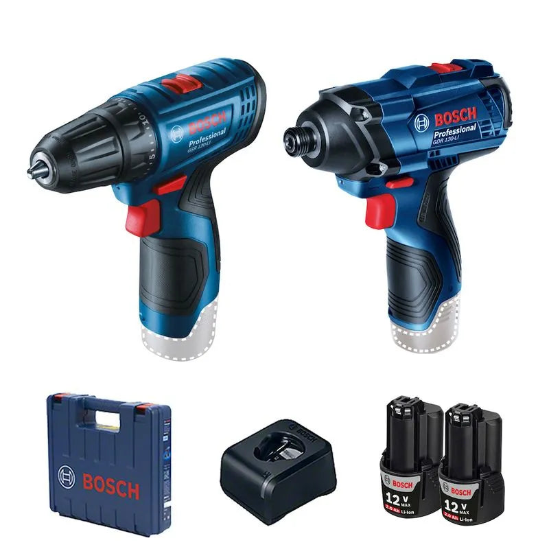 Combo Parafusadeira GSR120-LI + Chave Impacto GDR120-LI 2B - Bosch