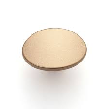 Kit 4 Puxadores Beetle Ponto S/ Base Dourado Zen Design