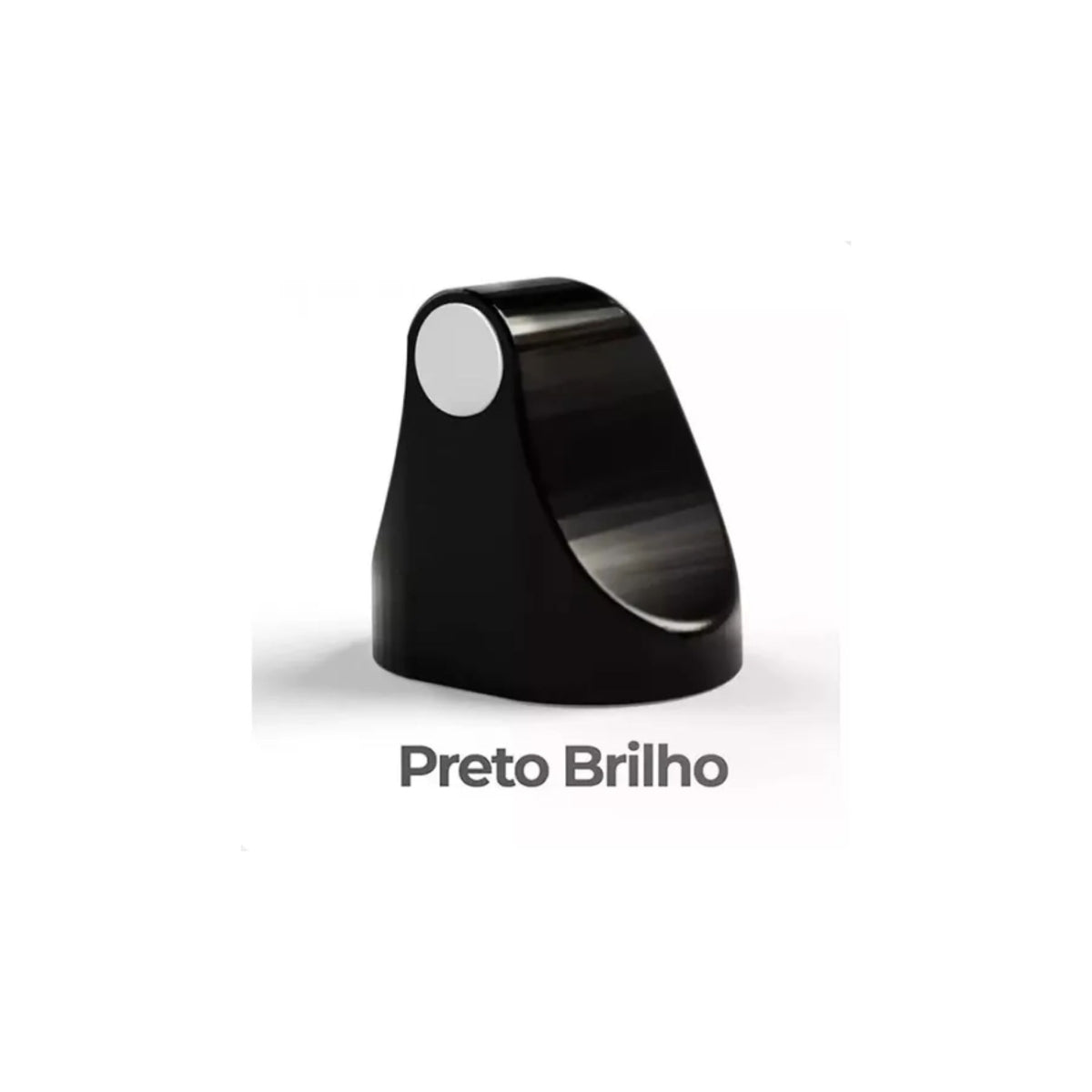 Trava Porta Magnetico Preto brilho - Comfort Door