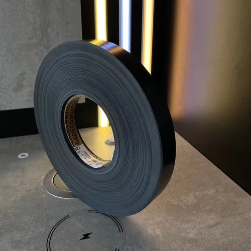 Fita de Borda PVC Preto TX 22mm x 50m - Proadec