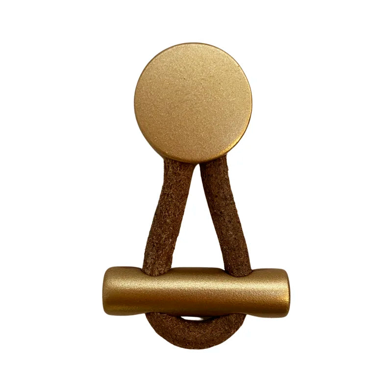 Couro/Dourado